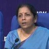 Finance Minister Nirmala Sitharaman addressing the media in Delhi