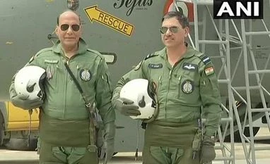 Rajnath Singh becomes first defence minister to fly in home-built LCA Tejas Rajnath Singh