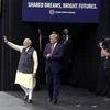 Narendra Modi, Donald Trump at the 'Howdi Modi' event