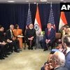 India PM Narendra Modi with US President Donald Trump at the at the UN Headquarters