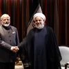 Prime Minister Narendra Modi shakes hands with President of the Islamic Republic of Iran Hassan Rouhani during a meeting in New York. (PTI Photo)