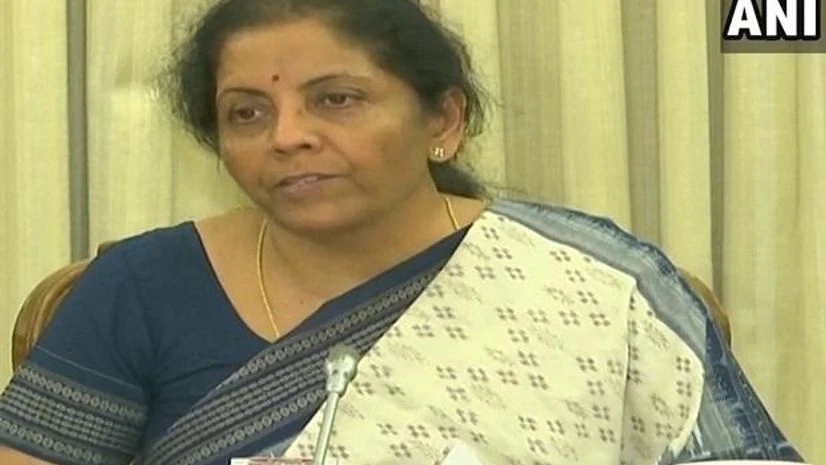 Finance Minister Nirmala Sitharaman addresses media after her meeting with Secretaries & Financial Advisors of key selected Ministries | Credits: @ANI Finance Minister Nirmala Sitharaman addresses media after her meeting with Secretaries & Financial Advisors of key selected Ministries | Credits: @ANI