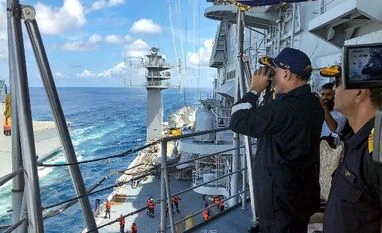 Rajnath Singh approves 4-fold increase in compensation to kin of martyrs Union Defence Minister Rajnath Singh on board the aircraft carrier INS Vikramaditya which is currently sailing along India's western coastline