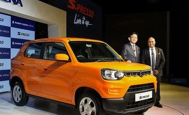 New Delhi: Kenichi Ayukawa, Managing Director and CEO at Maruti Suzuki India, along with Shashank Srivastava, Executive Director, Sales and Marketing, Maruti Suzuki India, during the launch of Maruti Suzuki S-Presso, in New Delhi, Monday, Sept. 30 New Delhi: Kenichi Ayukawa, Managing Director and CEO at Maruti Suzuki India, along with Shashank Srivastava, Executive Director, Sales and Marketing, Maruti Suzuki India, during the launch of Maruti Suzuki S-Presso, in New Delhi, Monday, Sept. 30