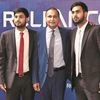 Anil Ambani, chairman, Reliance ADA Group, flanked by sons Anmol (left) and Anshul at the AGM in Mumbai 	Photo: Kamlesh Pednekar