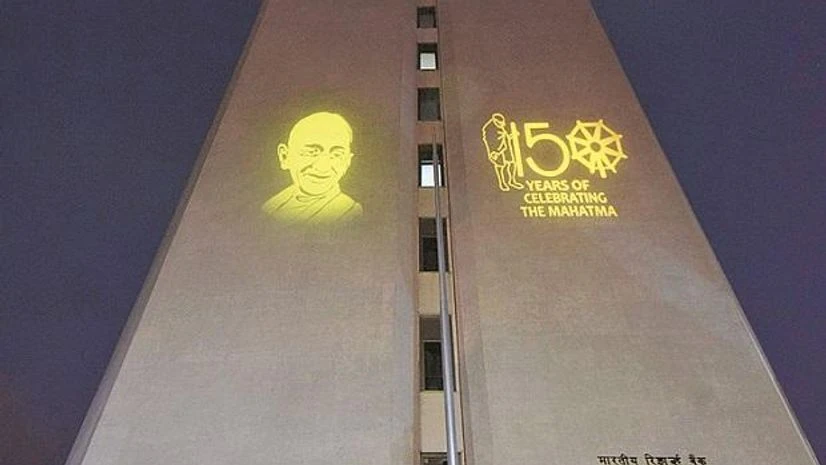 RBI headquarter lit-up in Mumbai on the occasion of Mahatma Gandhi's 150th birth anniversary. Photo: Kamlesh Pednekar RBI headquarter lit-up in Mumbai on the occasion of Mahatma Gandhi's 150th birth anniversary. Photo: Kamlesh Pednekar
