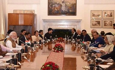 Modi and Hasina sign 7 pacts after talks, LPG import project launched PM MOdi and Bangladesh PM Sheikh Hasina hold talks in New Delhi