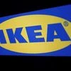 FILE PHOTO: The logo of the Swedish furniture giant IKEA