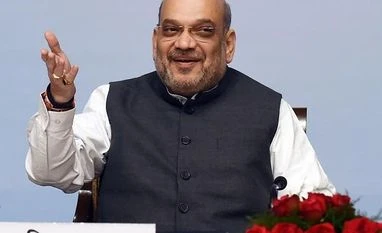 India to launch a national disaster management scheme soon: Amit Shah New Delhi: Union Home Minister Amit Shah gestures as he speaks during a meeting with probationers of the 2018 batch of Indian Police Service (IPS) at Maharashtra Sadan, in New Delhi, Monday, Oct. 7, 2019. (PTI Photo/Shahbaz Khan)(