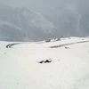 Kullu: Vehicles stranded on Rohtang Pass after a fresh snowfall, in Kullu district, Monday, Oct. 7, 2019. (PTI Photo)(