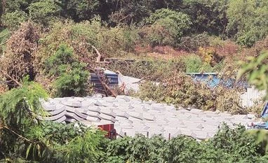 Maharashtra govt forms panel to locate alternative land for metro car shed Construction site of the Metro train parking shed at Aarey Colony. ( Photo: PTI)