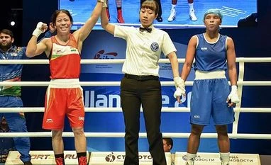 Mary Kom assured of 8th world championship medal; 3 others also enter semis Mary Kom