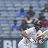 Indian cricket team Captain Virat Kohli plays a shot on the day 2 of second India vs South Africa cricket test match, at Maharashtra Cricket Association Stadium in Pune. Photo: PTI