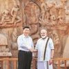 Prime Minister Narendra Modi with Chinese President Xi Jinping during their informal summit in Mamallapuram, Tamil Nadu, on Friday. Photo: PTI