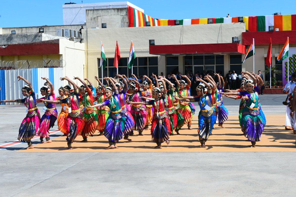 A cultural programme that was attended by Modi and Xi A cultural programme that was attended by Modi and Xi