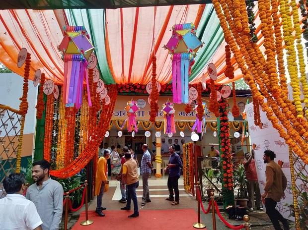 Celebrations underway as prominent candidates leading in Maharashtra Celebrations underway as prominent candidates leading in Maharashtra