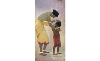 Kolkata's unusually respectful and discerning attitude to art and artists Art work by Jamini Roy