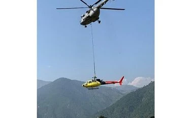 IAF helicopters evacuate crashed civilian chopper at 11,500 ft in Kedarnath IAF, Kedarnath