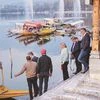 European Union delegation at Dal Lake