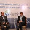 Praveer Sinha, CEO and MD Tata Power, and Rajiv Shah, president, The Rockefeller Foundation