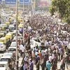 Traffic comes to a standstill at ITO in central Delhi amid protests outside the police headquarters on Tuesday	 PHOTOs: Sanjay K Sharma