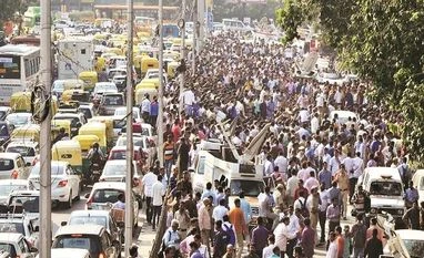 Police vs lawyers: Angry cops lay siege to HQ, back out after assurances Traffic comes to a standstill at ITO in central Delhi amid protests outside the police headquarters on Tuesday PHOTOs: Sanjay K Sharma