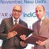 IndiGo CEO Ronojoy Dutta, Qatar Airways Group Chief Executive Akbar Al Baker