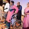 This wheelchair allows users to stand up on their own and function normally