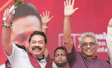 Lanka President Rajapaksa names brother Mahinda PM as Wickremesinghe quits Mahinda Rajapaksa and Gotabaya Rajapaksa