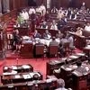 Rajya Sabha Chairman M Venkaiah Naidu conducts proceedings during the Winter Session of Parliament (RSTV/PTI Photo)