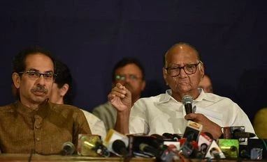 NCP, Shiv Sena, Congress shift MLAs to Mumbai hotels amid poaching threat Uddhav with Pawar at joint Cong-NCP-Sena meet