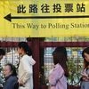 Elections seen as vote on pro-democracy protests underway in Hong Kong