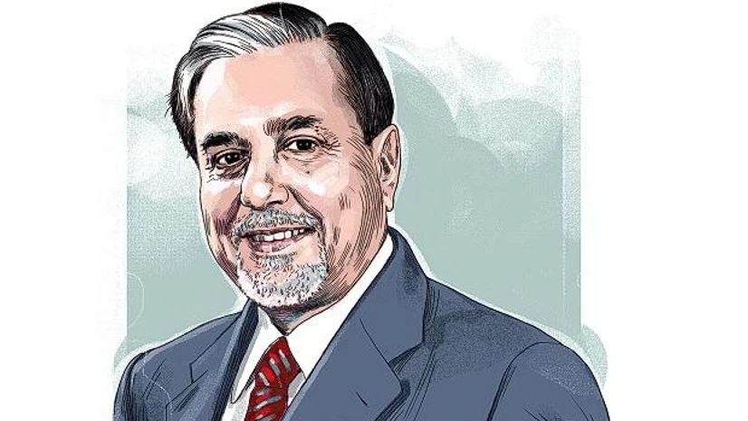 Subhash Chandra, Zee, Illustration by Ajay Mohanty