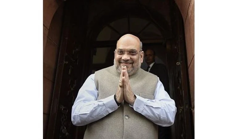 Union Home Minister Amit Shah at Parliament during the ongoing Winter Session, in New Delhi Union Home Minister Amit Shah at Parliament during the ongoing Winter Session, in New Delhi