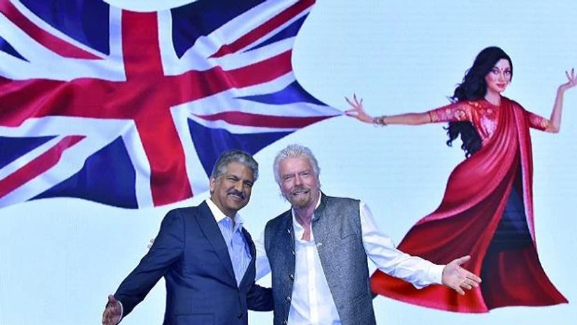 Anand Mahindra, Richard Branson Anand Mahindra, Richard Branson