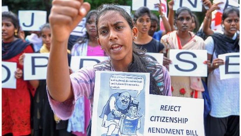 Citizenship Amendment Bill, CAB, strike, protest, Madras, Chennai, Demonstrators Citizenship Amendment Bill, CAB, strike, protest, Madras, Chennai, Demonstrators