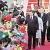 Chinese President,  Xi Jinping, Peng Liyuan, Macau Chief Executive, Fernando Chui, Ho Iat-seng