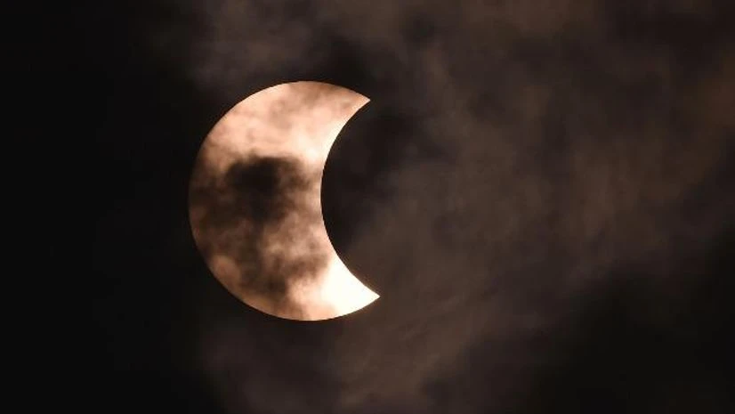 Annular solar eclipse' seen over the sky of Kolkata Annular solar eclipse' seen over the sky of Kolkata