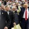 Prime Minister Narendra Modi with US President Donald Trump at the ‘Howdy Modi’ event in Houston. Photo: Reuters