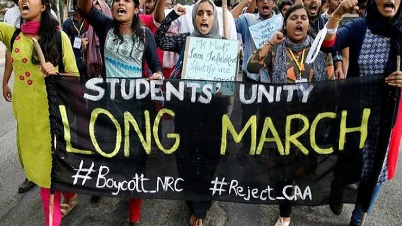 Citizenship Act protest. Photo: Reuters Photo: Reuters