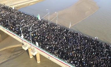 'Million-strong' homage for Soleimani brings Tehran to a standstill funeral ceremony of Qassem Soleimani