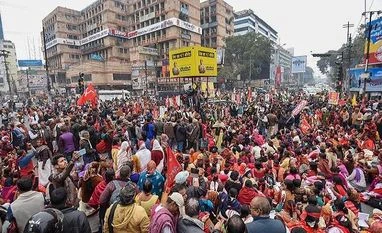 Strike hits production at HMSI, auto part makers in Manesar industrial belt protests, strike, bandh, hartal, labours, unions, trade, jobs, demand, government, PSU, employees, workers