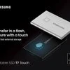 CES 2020: Samsung unveils external PSSD T7 Touch with fingerprint scanner