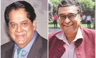 K V Kamath, Swapan Dasgupta K V Kamath, Swapan Dasgupta
