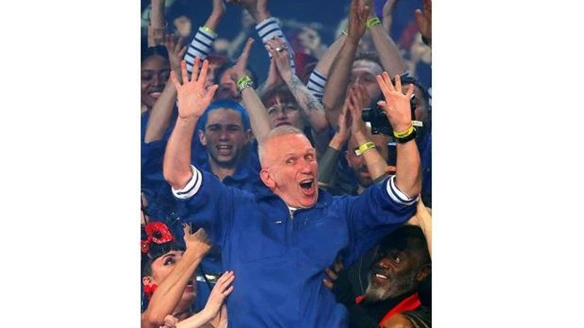 Jean Paul Gaultier at his Haute Couture Spring/Summer 2020 collection show in Paris Jean Paul Gaultier at his Haute Couture Spring/Summer 2020 collection show in Paris