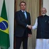 PM Modi, Jair Bolsonaro shake hands at Hyderabad House in New Delhi | Photo: Sanjay K Sharma