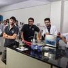 The Log9 team at its lab in Mathikere, near IISc, Bengaluru