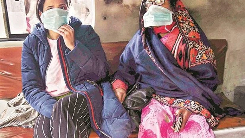 Coronavirus A student who arrived from China waits to be tested for coronavirus infection in Patna. Photo: PTI