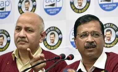 AAP leader Manish Sisodia appears before ACB in Classroom scam case Arvind Kejriwal, AAP, Manish Sisodiya