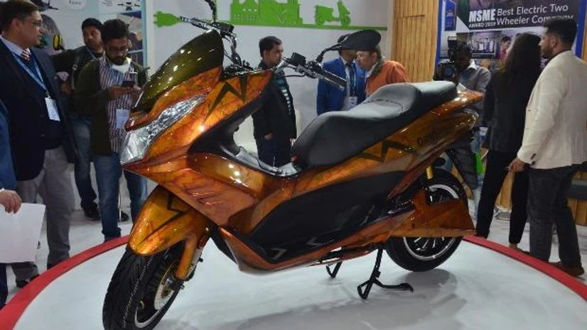 Okinawa Okinawa Pavilion at Auto expo 2020 (Photo- Sanjay K Sharma)